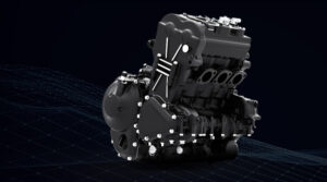 703F Motor tricilíndrico 699 cc 95HP y Euro 5. Embrague antirrebote y Quickshift ascendente.